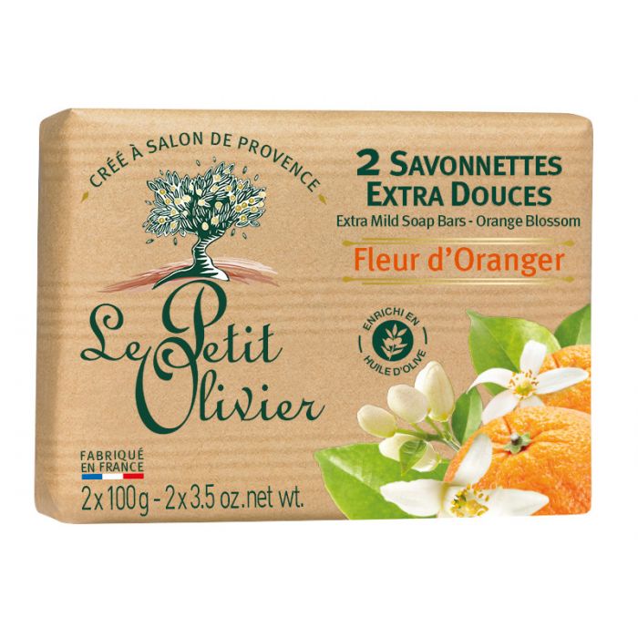 Мыло Jabones en pastilla Le Petit Olivier, Azahar le petit olivier le petit olivier сыворотка для лица антивозрастная с маслом арганы