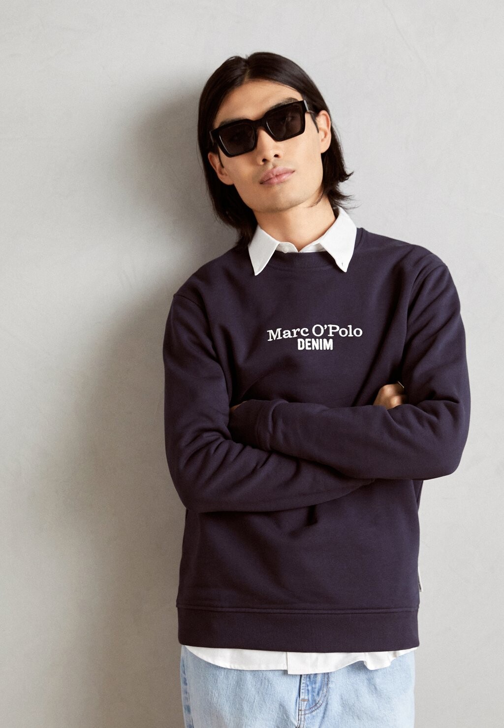 

Толстовка LONG SLEEVE LOGO REGULAR FIT Marc O'Polo DENIM, темно-синий