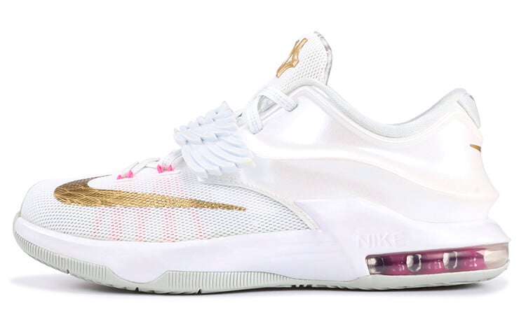 

Nike KD 7 Aunt Pearl (GS) Белое золото