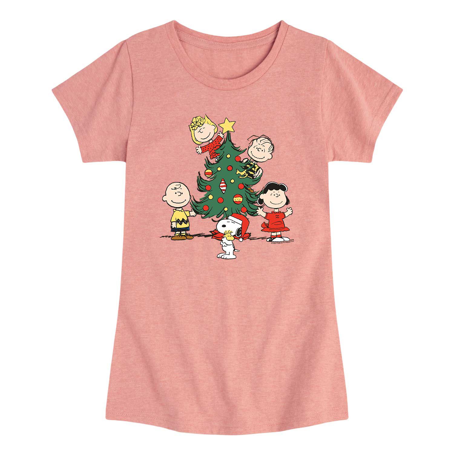 

Футболка с рисунком Peanuts Oh Christmas Tree для девочек 7–16 лет Licensed Character