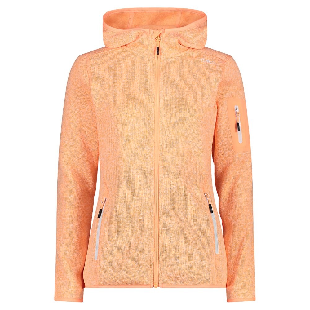 

Толстовка CMP Jacket 3H19826 Hooded, оранжевый