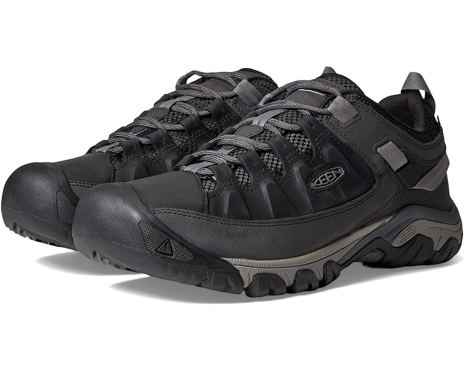 

Походные ботинки KEEN Targhee III Waterproof, цвет Black/Steel Grey