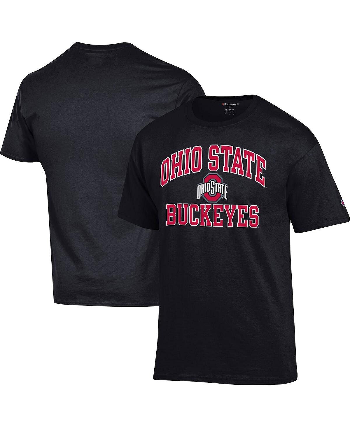

Мужская черная футболка Ohio State Buckeyes High Motor Champion