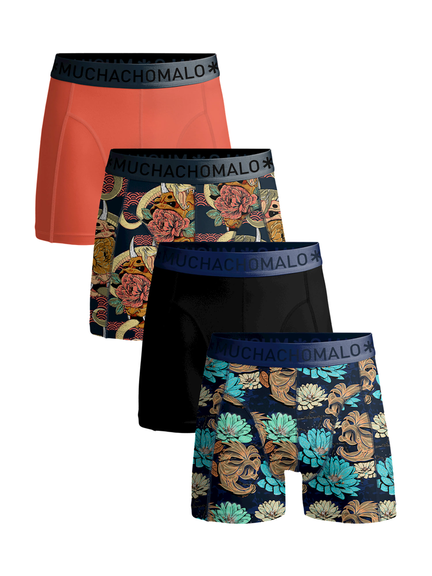 Боксеры Muchachomalo 4er-Set: Boxershorts, разноцветный