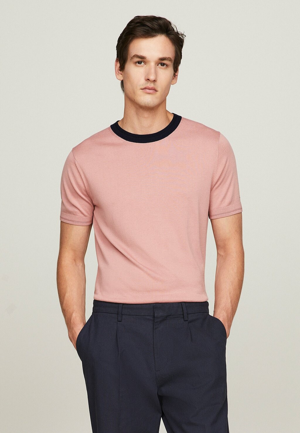 

Базовая футболка Tommy Hilfiger, розовый, Серый