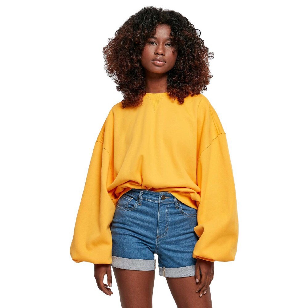 Свитер Urban Classics Oversized Triangle Crew Neck, желтый