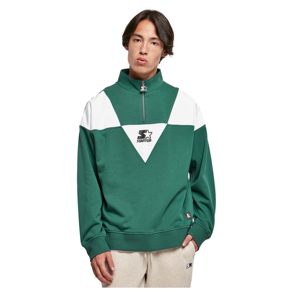 

Толстовка Starter Triangle Troyer Half Zip, зеленый