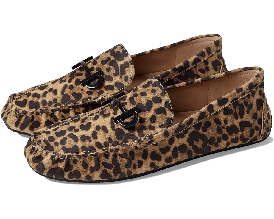 

Лоферы Cole Haan Tully Driver, цвет Leopard Print Suede