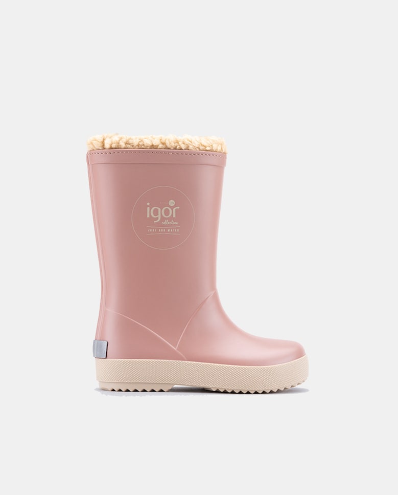 Резиновые сапоги Girl's Splash с логотипом сбоку Igor, розовый резиновая обувь chicco сапоги резиновые со светящейся подошвой роботы