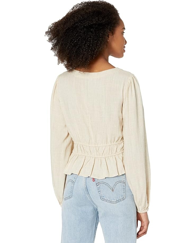 

Топ Lost + Wander Easy Breezy Top, цвет Oatmeal
