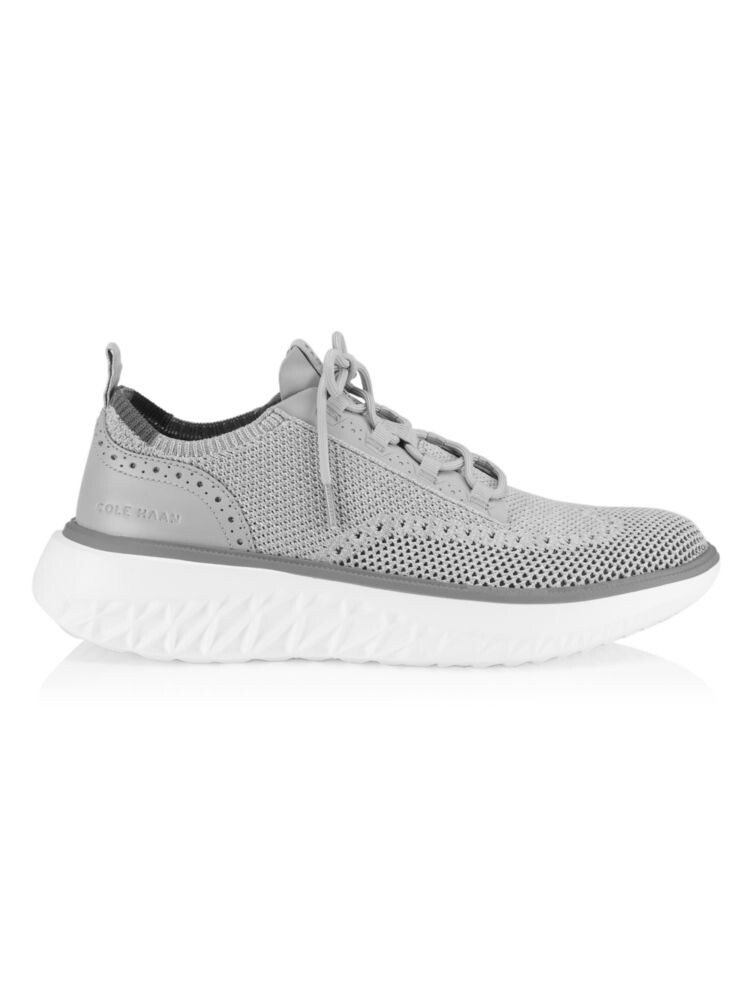 

Трикотажные кроссовки Stitchlite Wingtip Cole Haan, серый