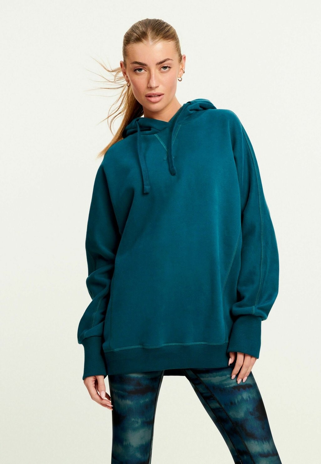 

Толстовка ACTIVE LONGLINE OVERHEAD Next, цвет teal blue