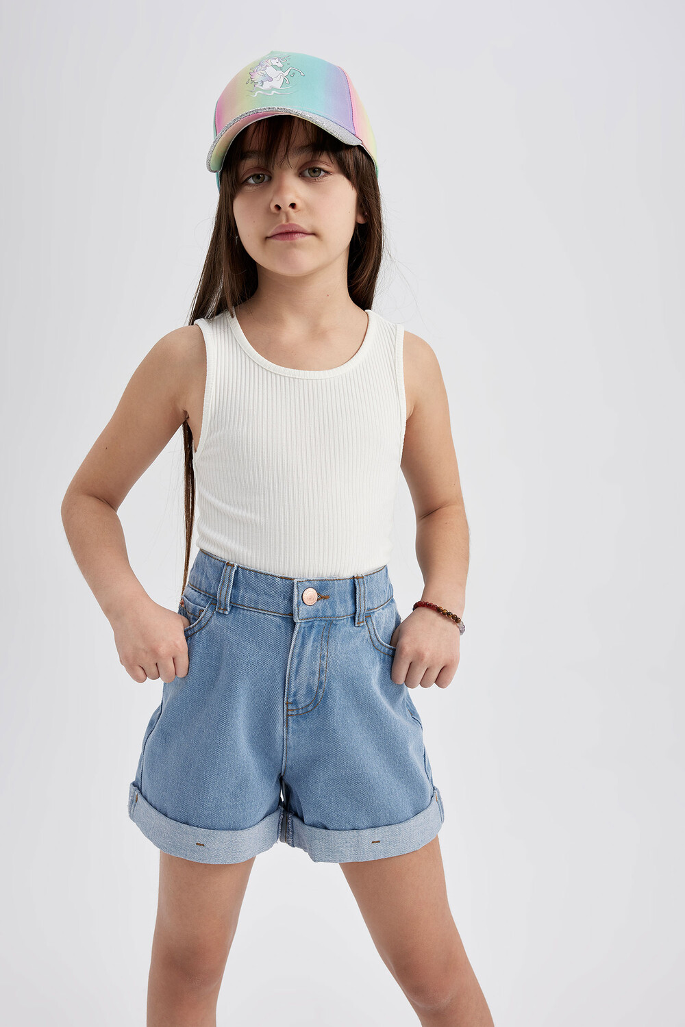 

Шорты DeFacto Jeans MOM FIT, светло синий