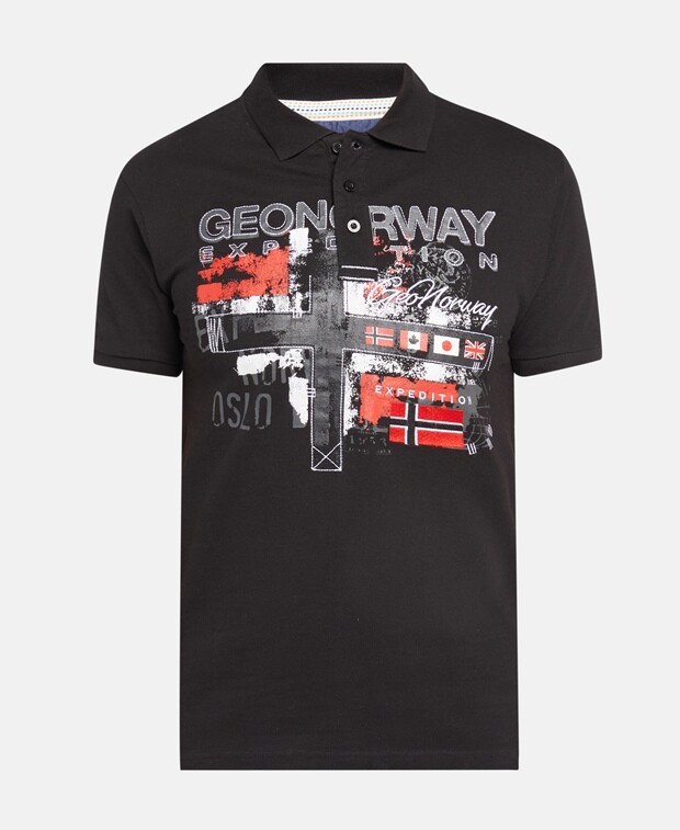 

Рубашка поло Geographical Norway, черный
