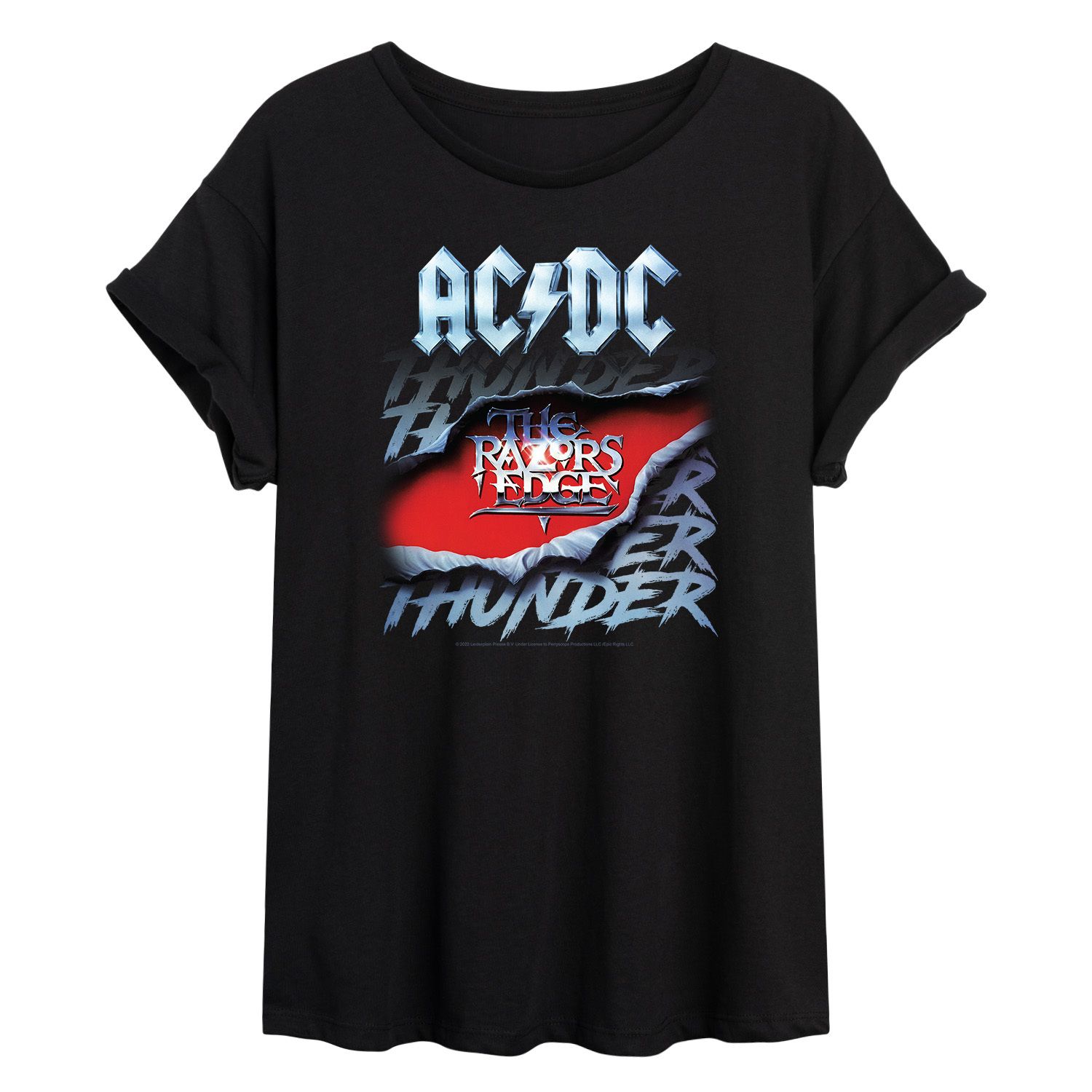 Струящаяся футболка AC/DC для юниоров The Razors Edge Licensed Character ac dc the razors edge digi
