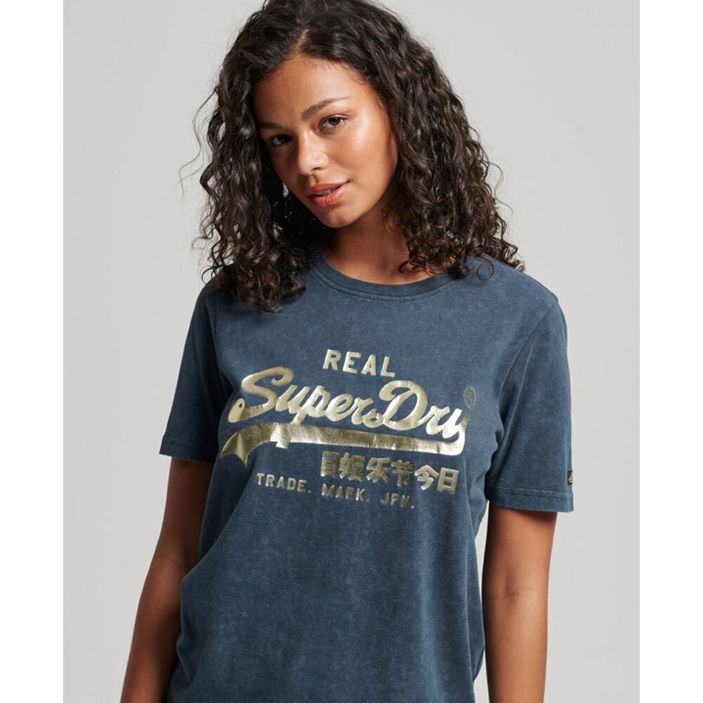 

Футболка Superdry Vl Embellish, синий