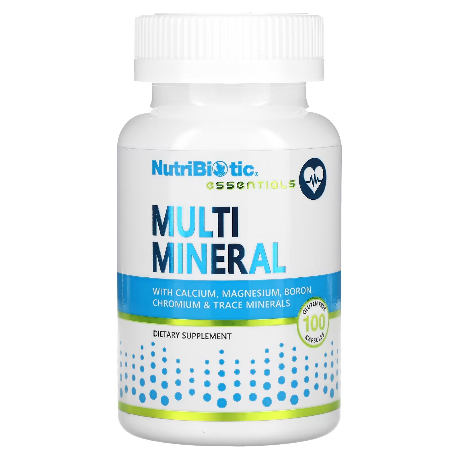Мультиминералы NutriBiotic Essentials, 100 капсул nutribiotic essentials мультиминерал 250 капсул без глютена