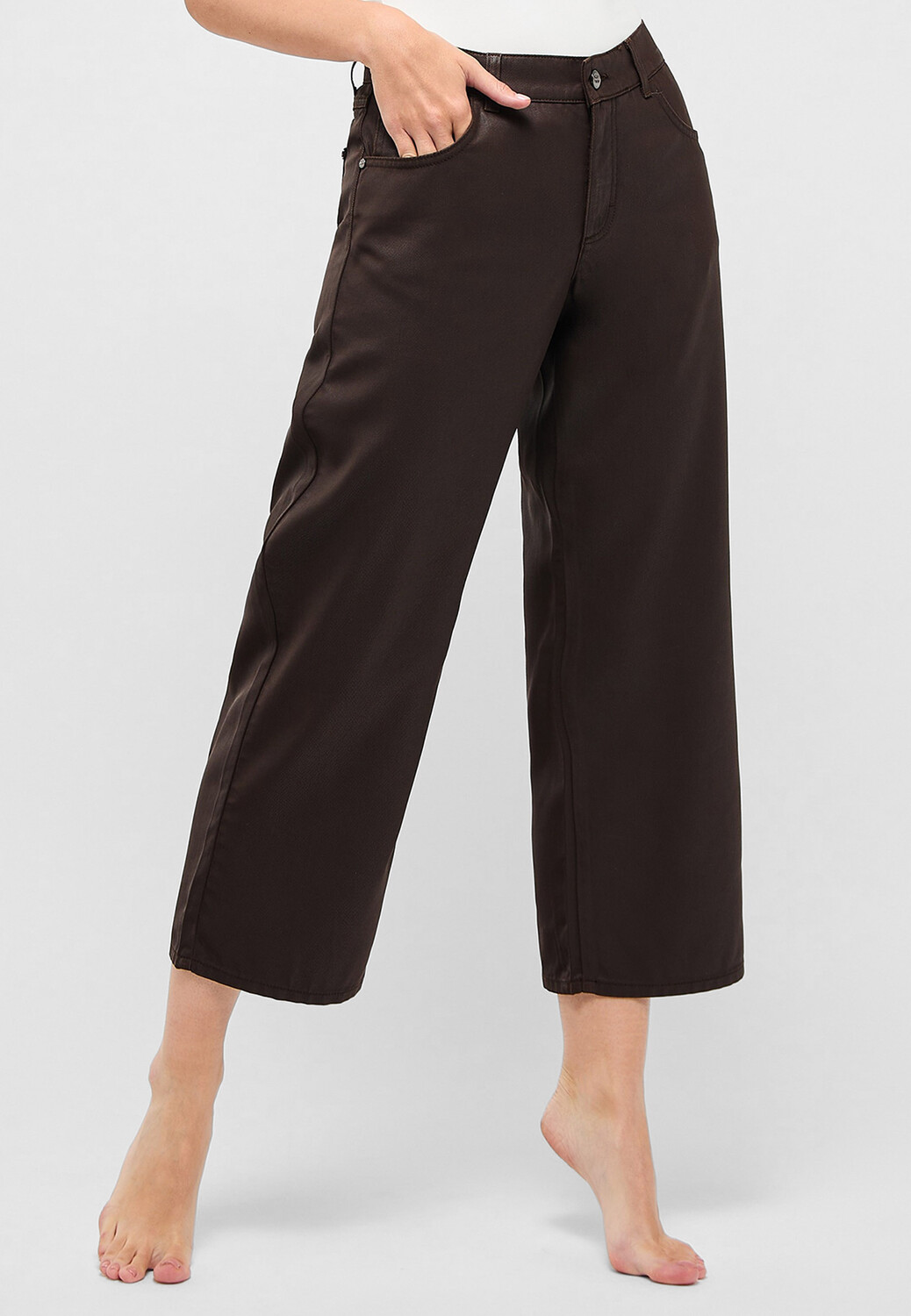 

Брюки ANGELS 7/8 Hose Hose Linn mit Smooth Coating, коричневый