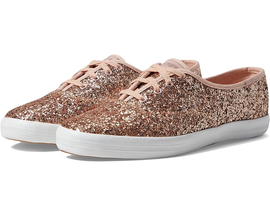 Кроссовки Keds Champion Glitter Lace Up, цвет Rose Gold кроссовки next signature lace up white with rose gold