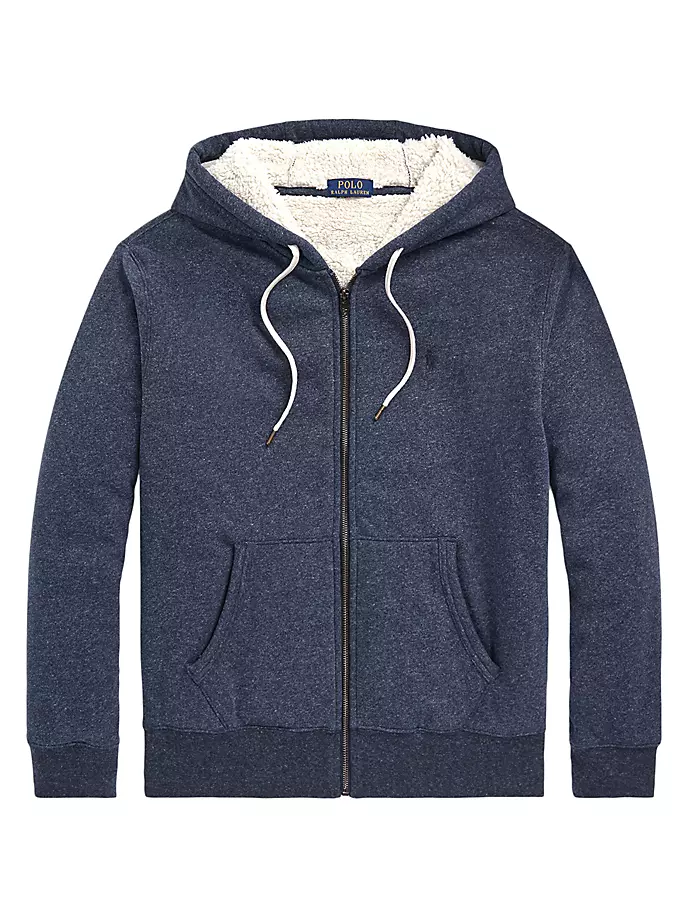 

Толстовка на молнии с флисовой подкладкой Magic Sherpa Polo Ralph Lauren, синий