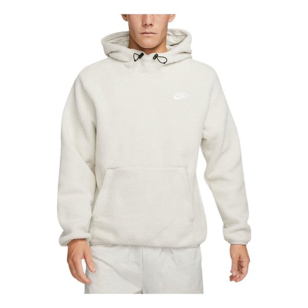 Толстовка Nike fleece hooded jacket 'White', белый куртка nike fleece zipped hooded jacket white dv8183 072 белый
