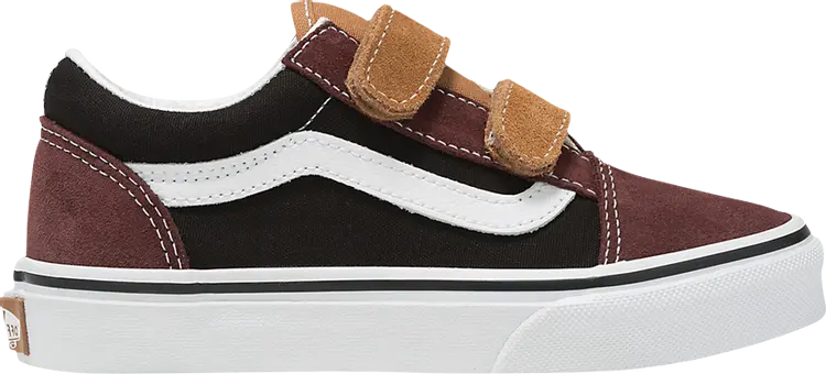 

Кроссовки Slip-On V Kids 'Color Block - Black Brown', черный