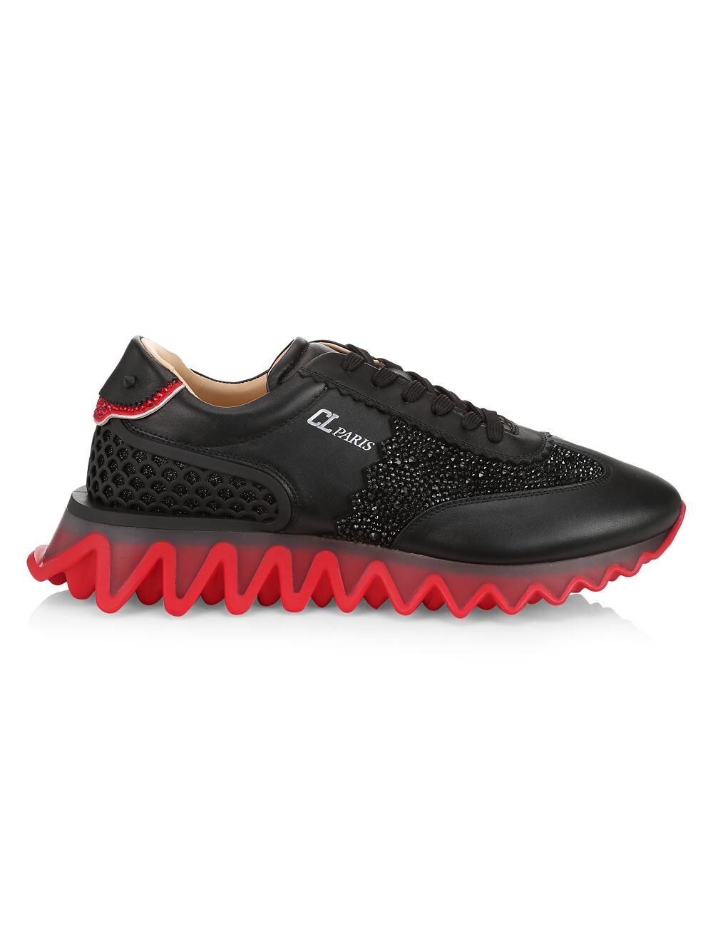 

Кроссовки Loubishark с кристаллами Christian Louboutin, черный