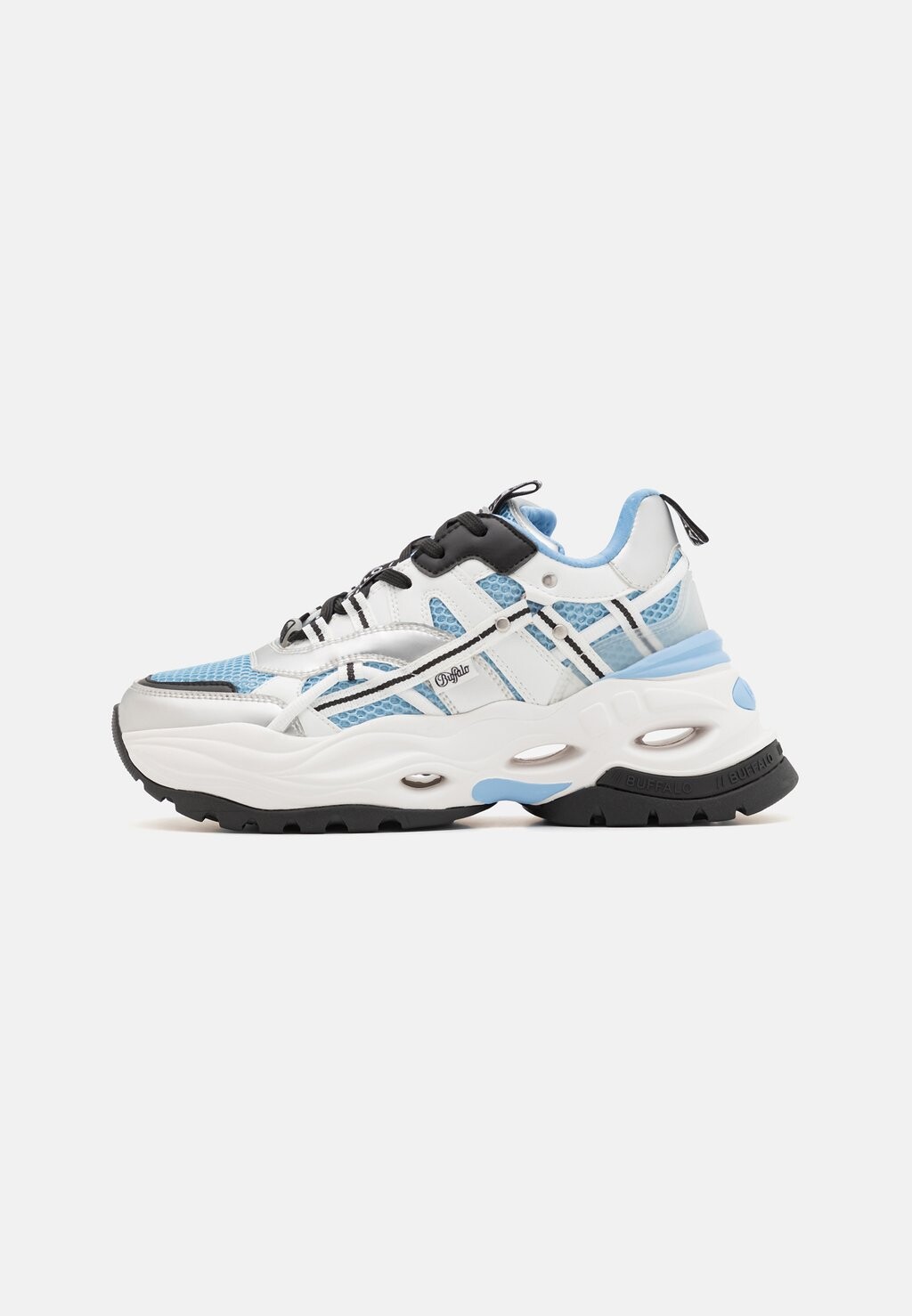 

Кроссовки низкие TRIPLET HOLLOW Buffalo, цвет white/blue/silver