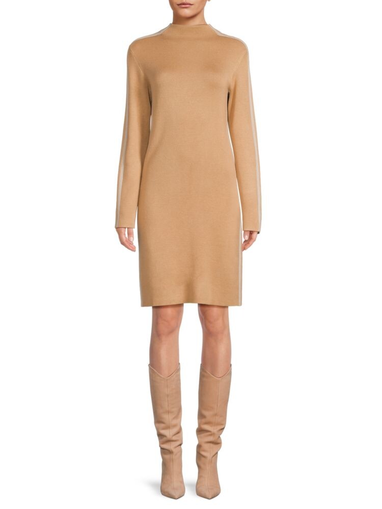 

Платье-свитер с рукавами-лентой Saks Fifth Avenue, цвет New Camel