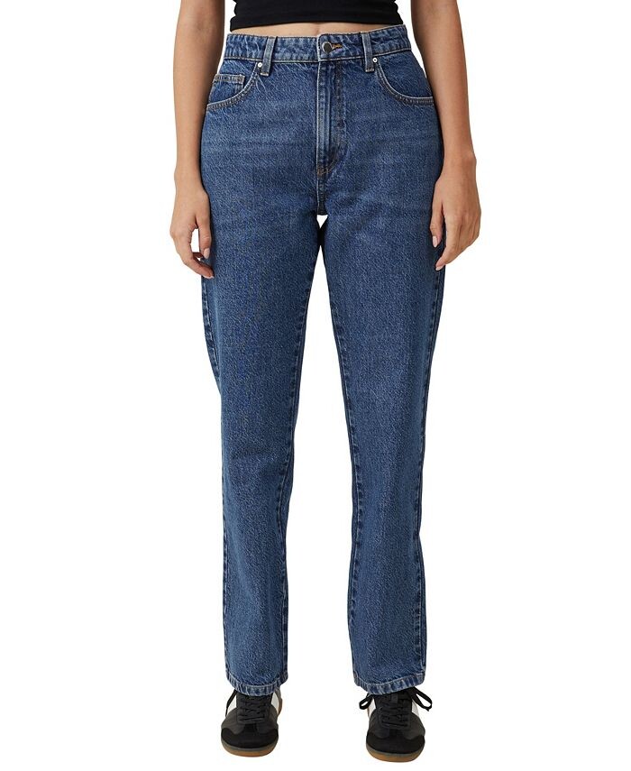 

Женские длинные прямые джинсы COTTON ON, цвет Misty Blue