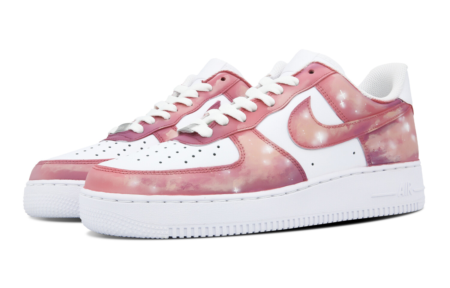 

Кроссовки Nike Air Force 1 Skateboard Shoes Men Low-Top White Pink