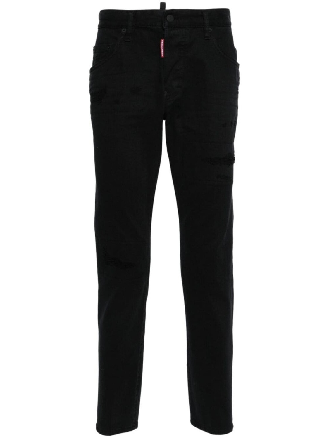 

Узкие джинсы Black Bull Skater Dsquared2, черный