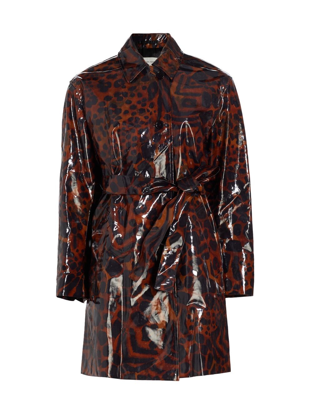 

Пальто Ramblas с поясом и леопардовым принтом Dries Van Noten