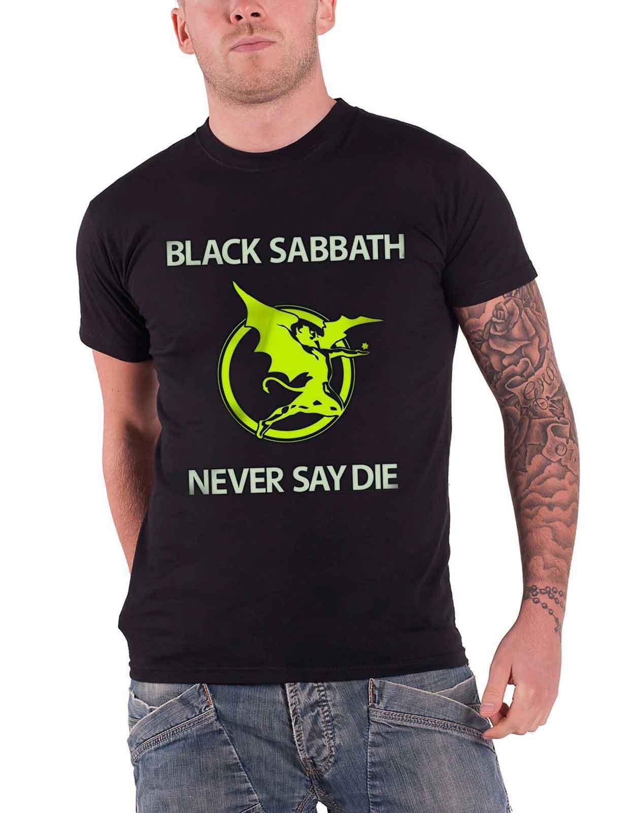 Футболка Never Say Die Demon Black Sabbath, черный black sabbath never say die lp спрей для очистки lp с микрофиброй 250мл набор