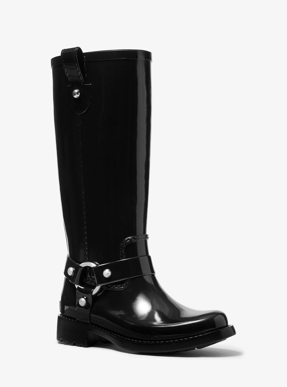 

Резиновые резиновые сапоги до колена Stormy Michael Kors, черный