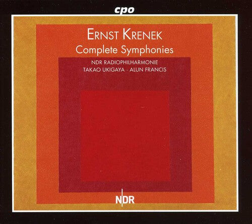 

CD диск Krenek / Nrd Radiophilharmonie Hannover / Francis: Complete Symphonies