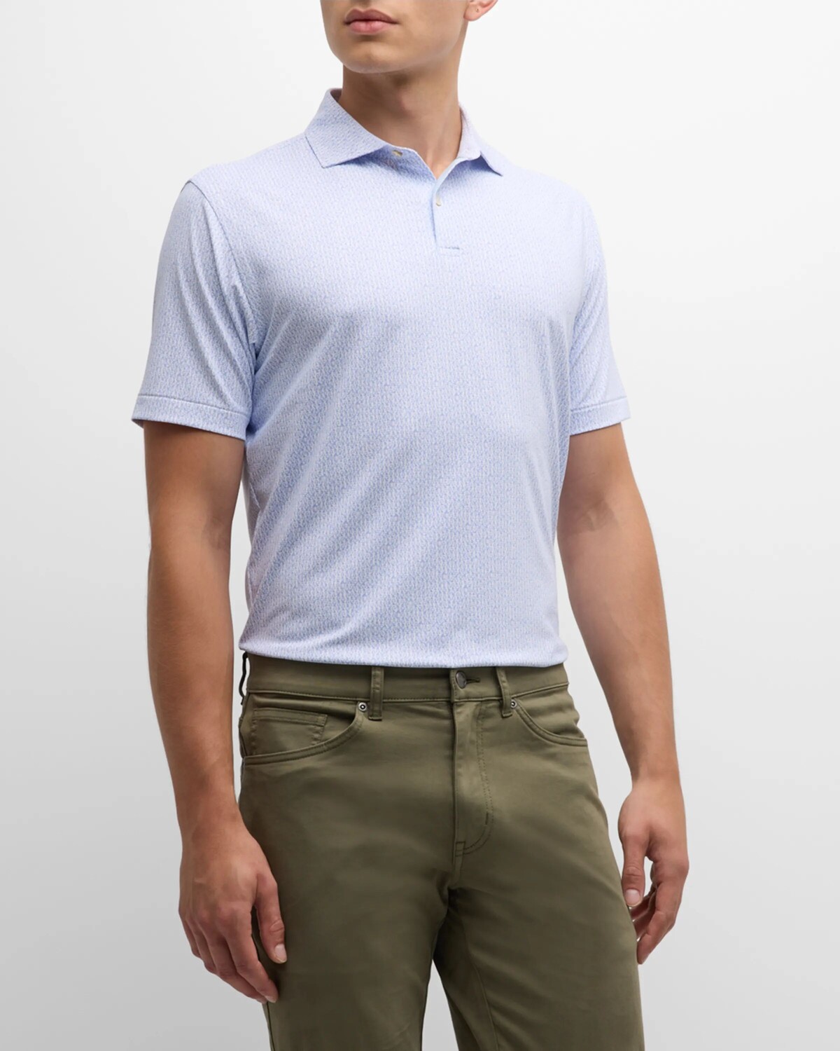 

Мужская рубашка поло из джерси Nightcap Performance Peter Millar, цвет White