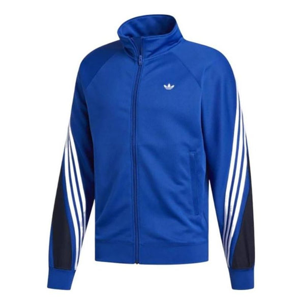 Куртка adidas originals Solid Color Logo Stand Collar Athleisure Casual Sports Jacket Blue, мультиколор куртка adidas originals sports splicing solid color stand collar light blue синий