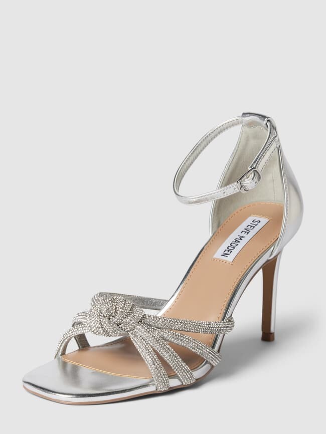 

Сандалии с отделкой стразами модель REDAZZLE Steve Madden, серебро
