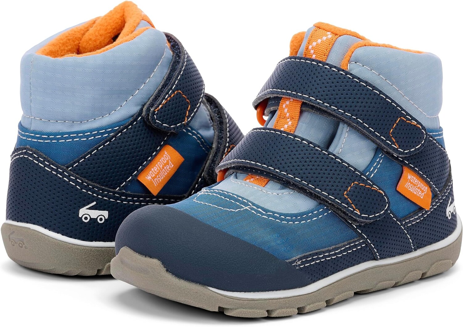 

Зимние ботинки Atlas II WP/IN See Kai Run, цвет Blue/Orange