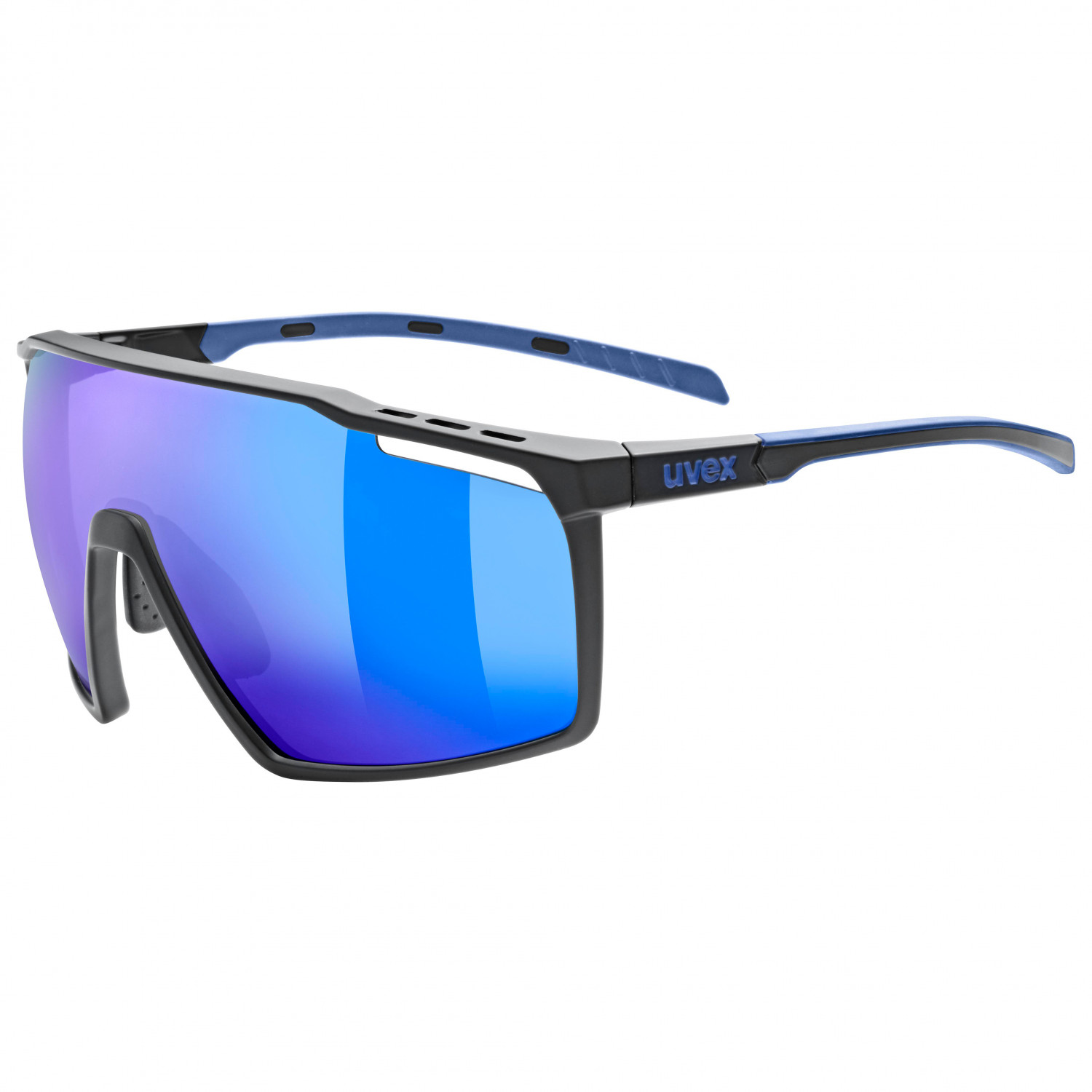 Солнцезащитные очки Uvex Mtn Perform Mirror Cat 2, цвет Black/Blue Matt очки uvex 9161005 54 г blue black