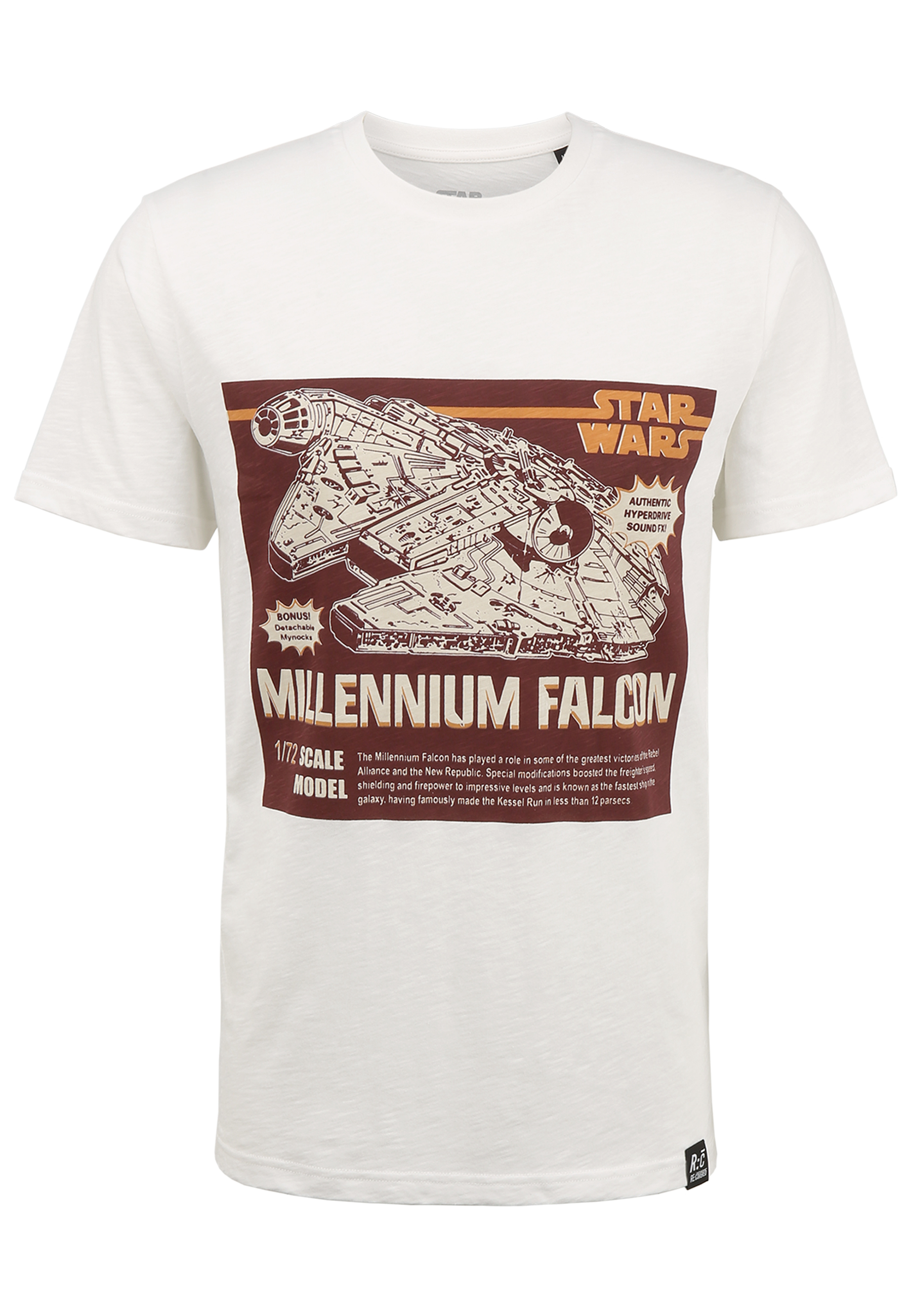 

Футболка Recovered Star Wars Millennium Falcon Model, белый