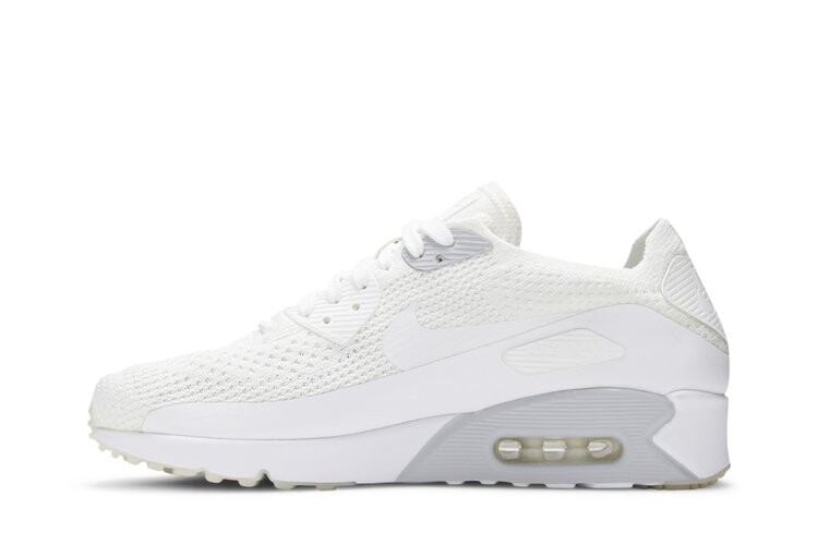 Nike Air Max 90 Ultra 2.0 Flyknit Triple White CDEK.Shopping