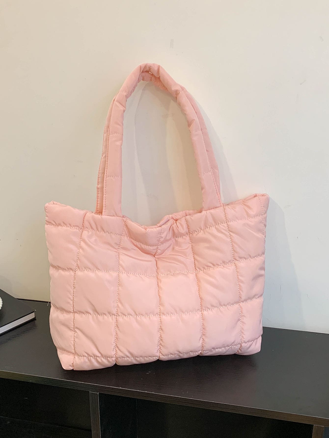Сверхлегкая стеганая большая сумка большой вместимости, розовый большая деловая сумка lakestone edmund black