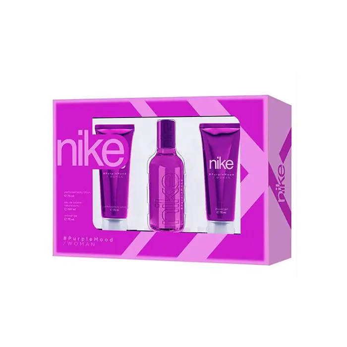 

Женская туалетная вода Purplemood Woman EDT Nike, EDT 100ML + GEL 75ML + CREMA 75ML