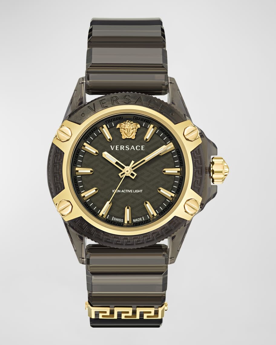 

Мужские часы Icon Active Light с силиконовым ремешком, 42 мм Versace