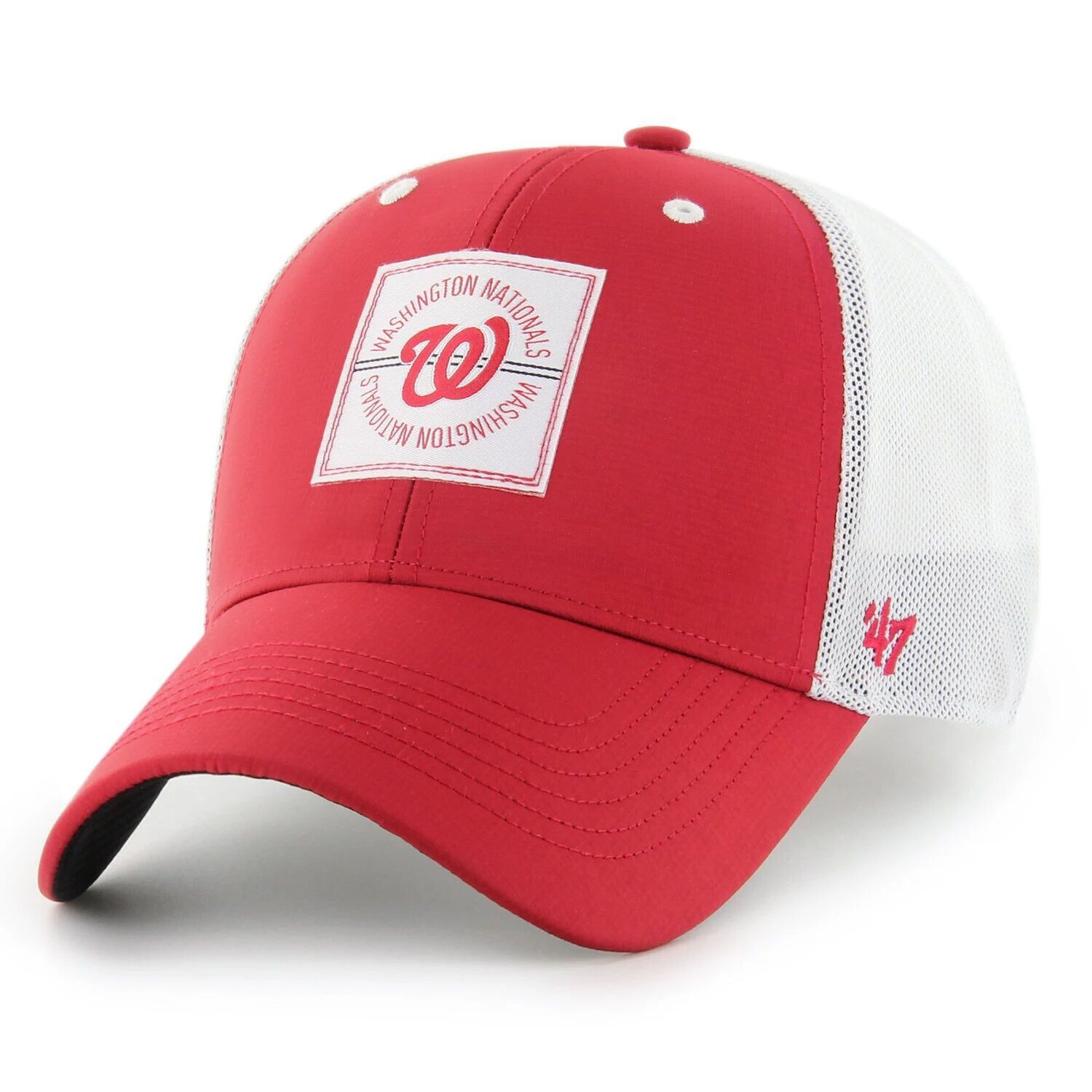 

Мужская регулируемая кепка Red Washington Nationals '47 Disburse MVP Trucker