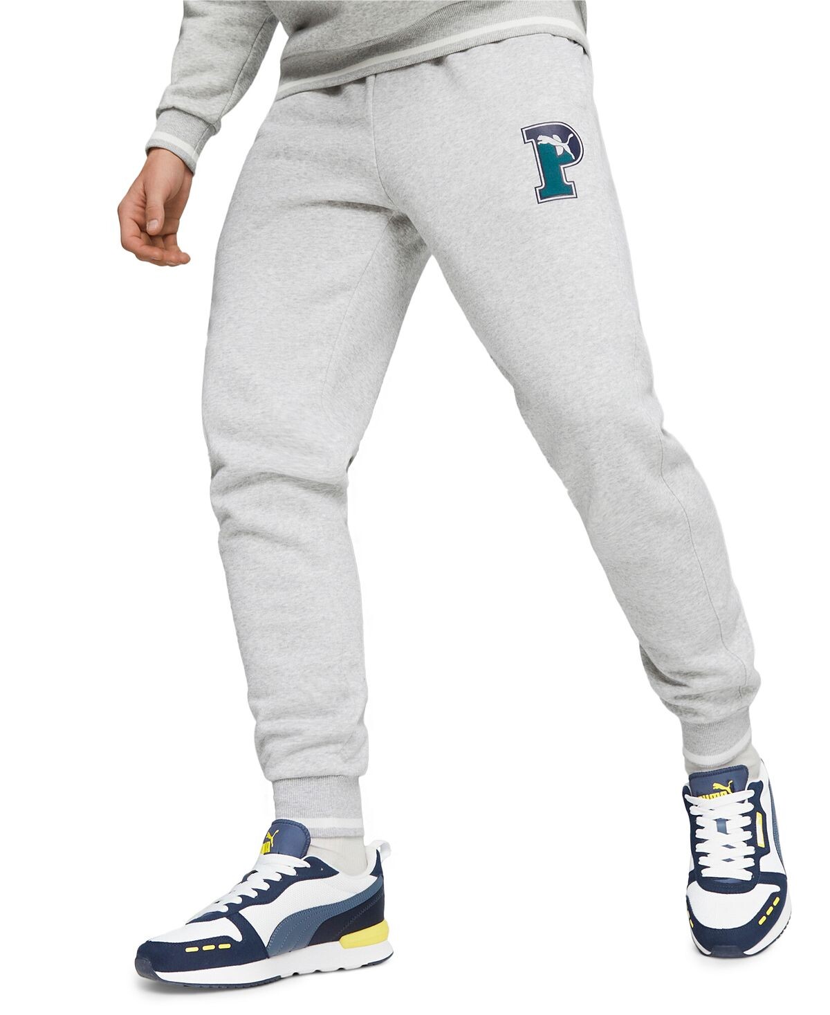 

Мужские спортивные штаны из матового флиса с логотипом SQUAD Puma