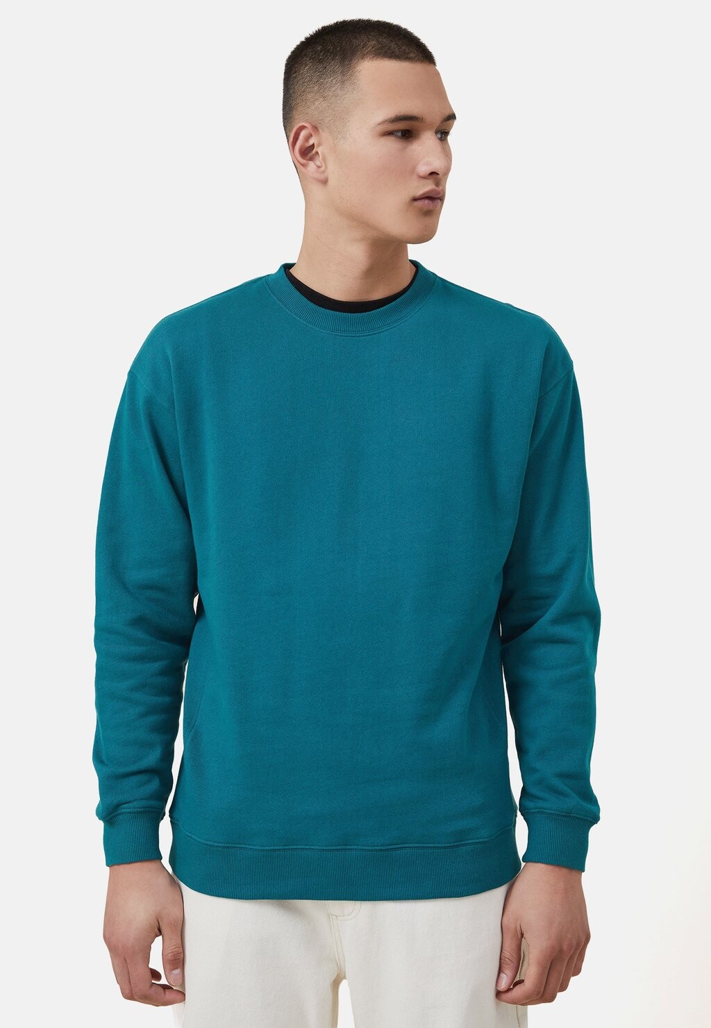 

Толстовка Crew Cotton On, цвет emerald