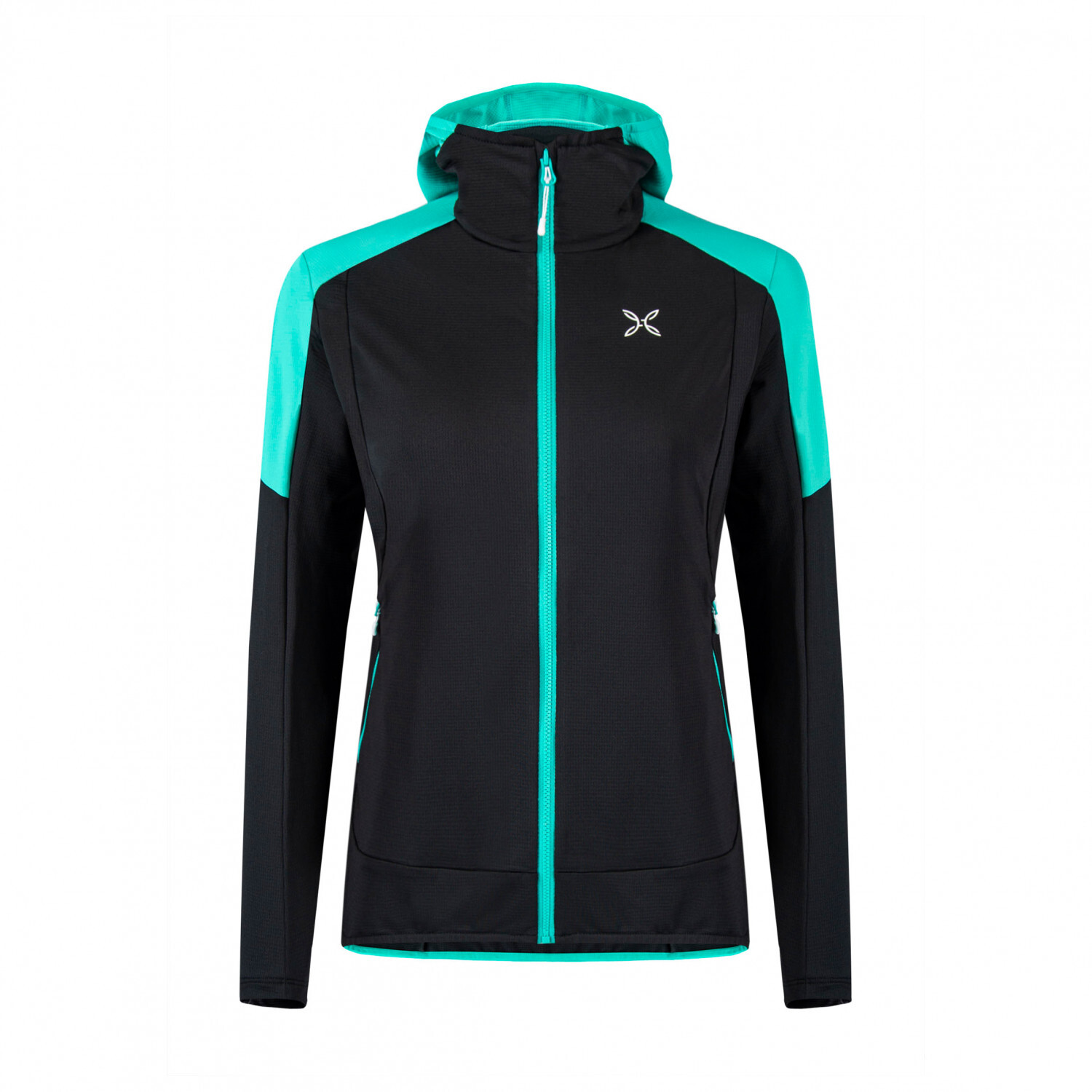 

Флисовая жилетка Montura Women's Light Revolution Maglia, цвет Nero/Care Blue, Черный